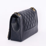 Chanel Bag Navy Calfskin GHW