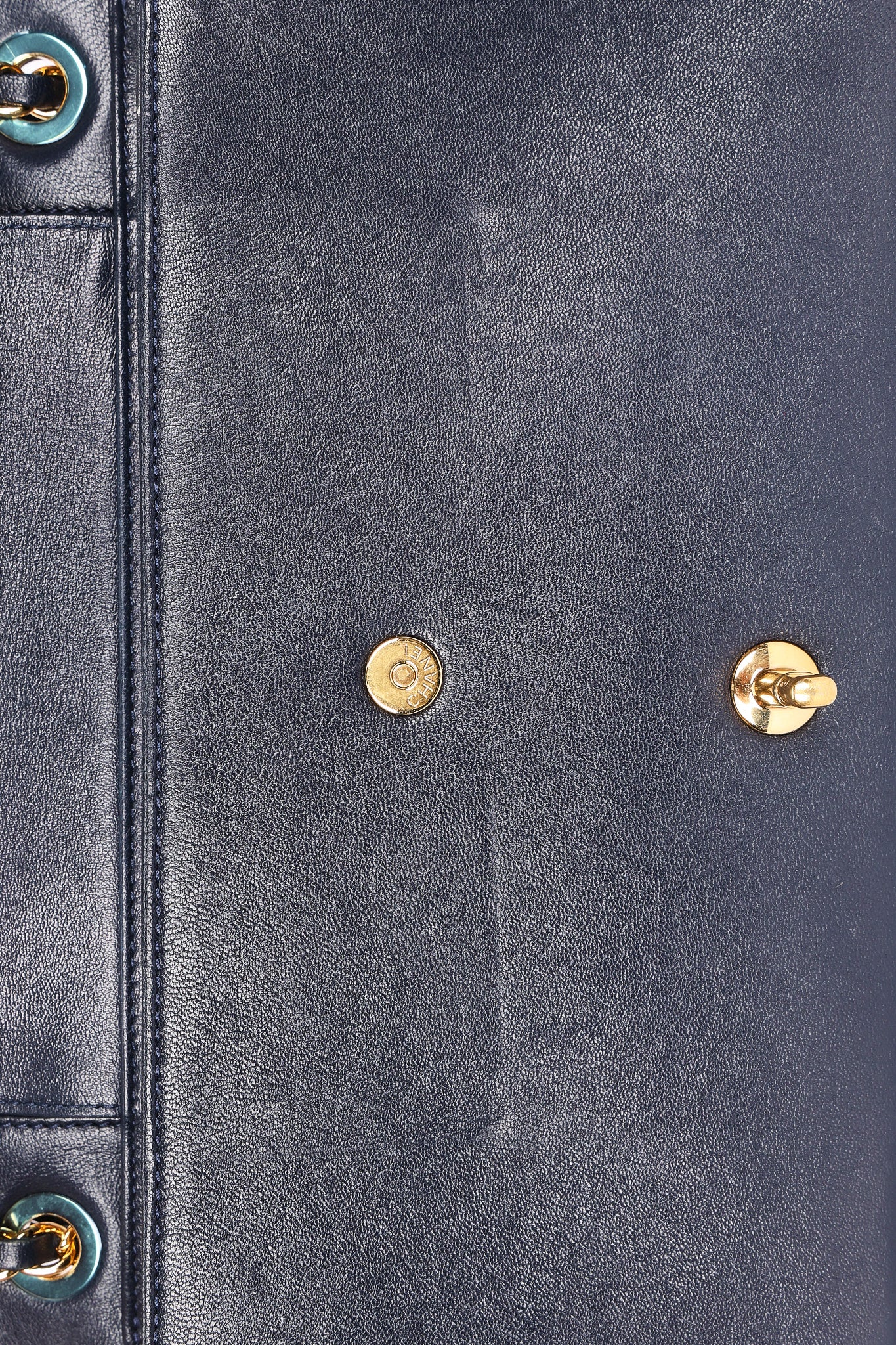 Chanel Bag Navy Calfskin GHW