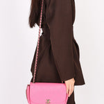 Chanel Bag Magenta Calfskin CGHW