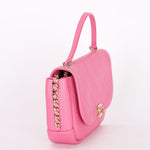 Chanel Bag Magenta Calfskin CGHW
