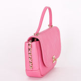 Chanel Bag Magenta Calfskin CGHW