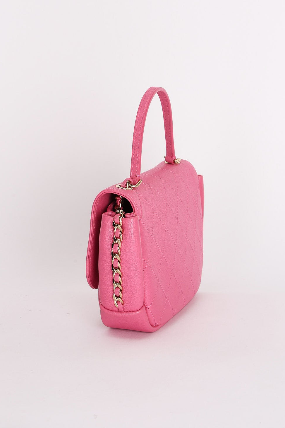 Chanel Bag Magenta Calfskin CGHW