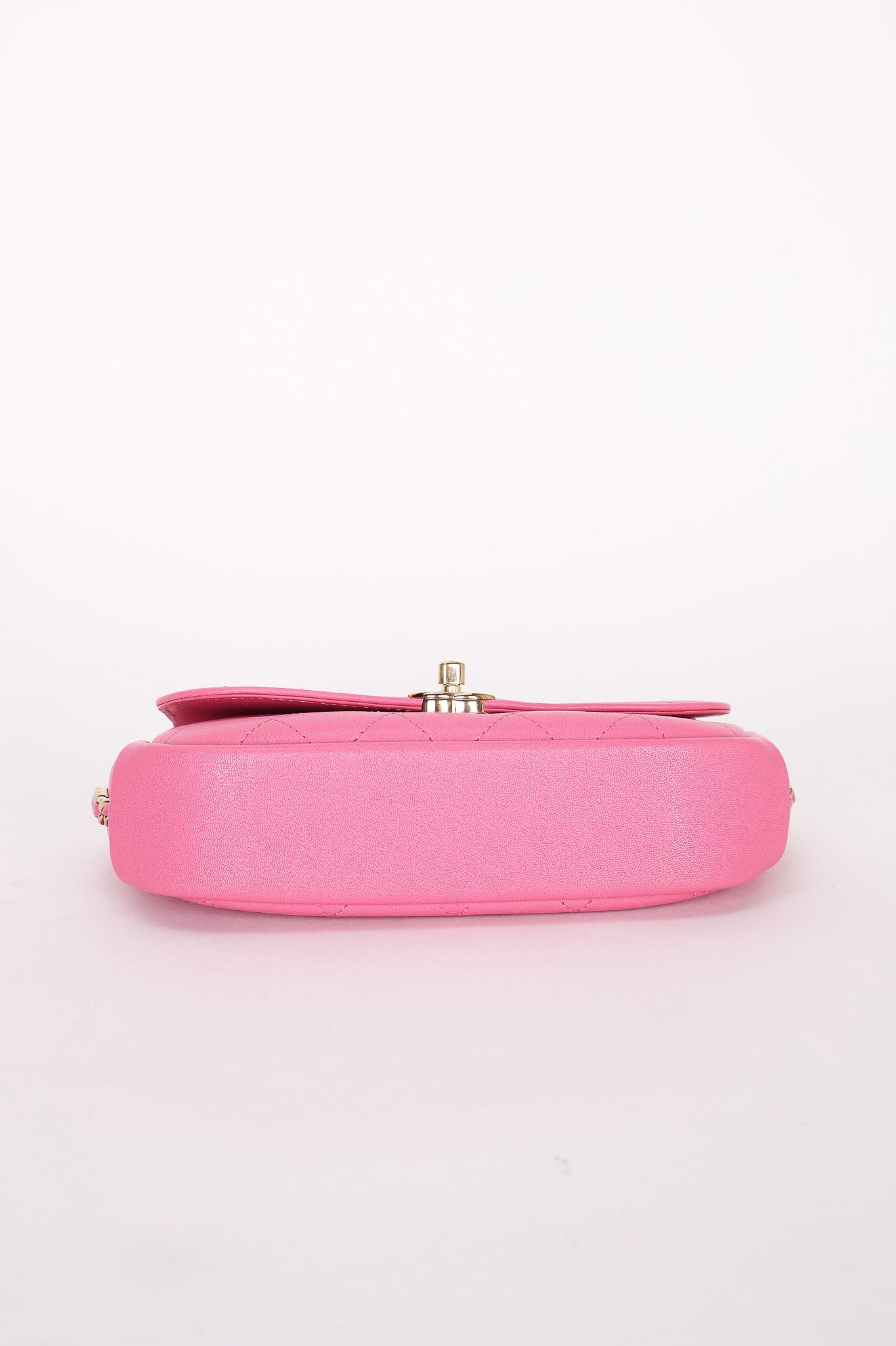 Chanel Bag Magenta Calfskin CGHW