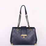 Chanel Bag Navy Calfskin AGHW