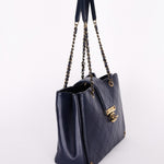 Chanel Bag Navy Calfskin AGHW