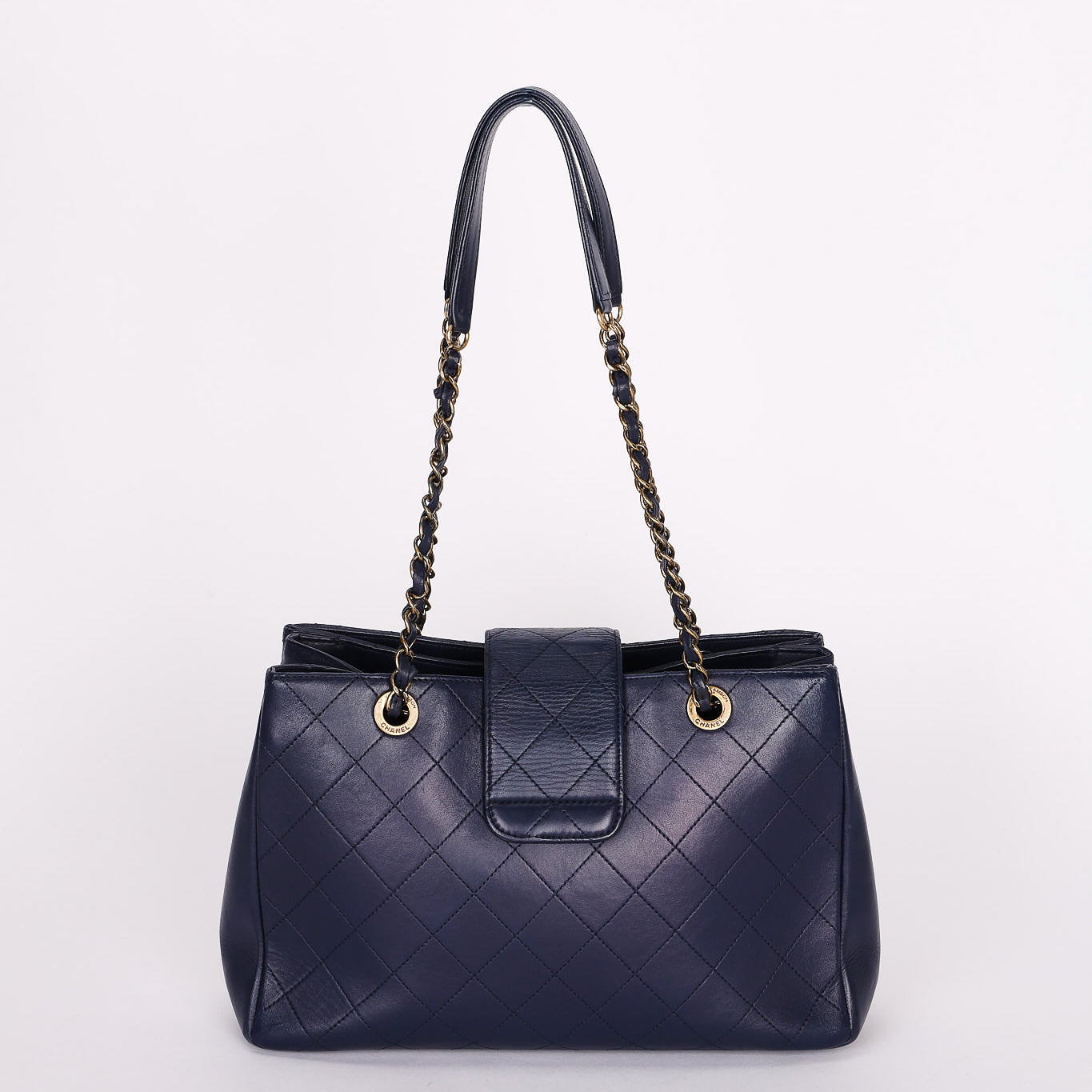Chanel Bag Navy Calfskin AGHW
