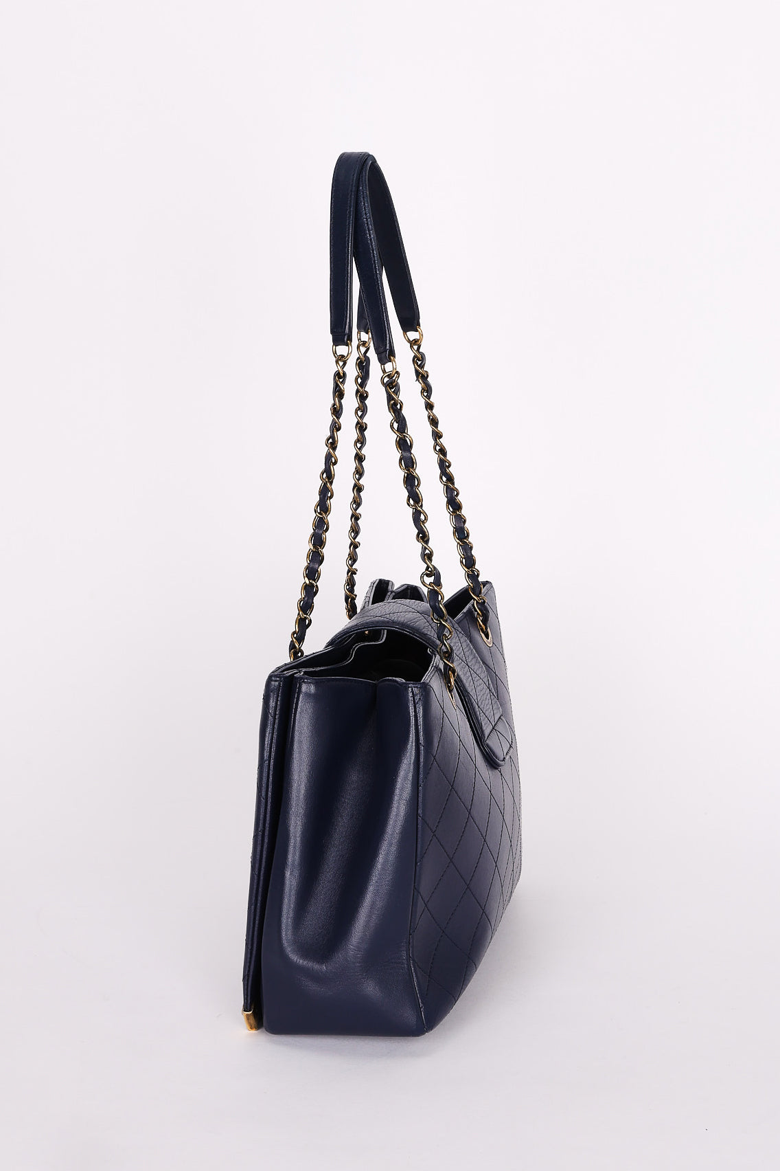 Chanel Bag Navy Calfskin AGHW