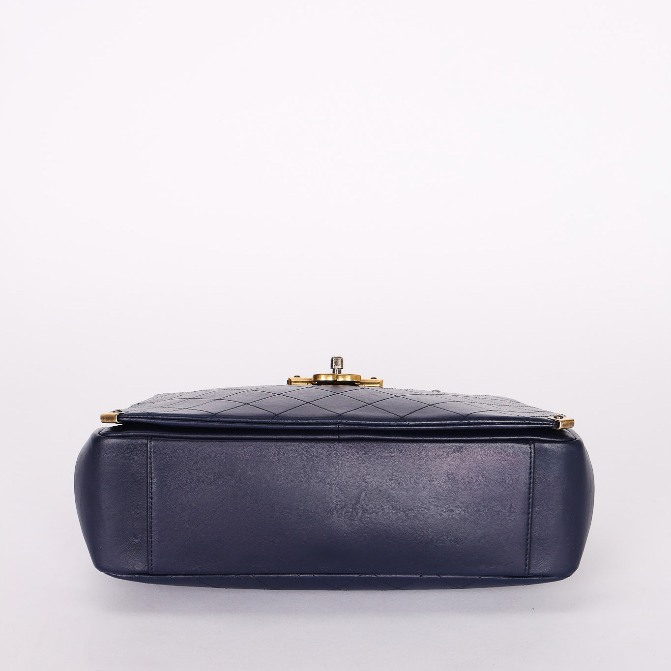 Chanel Bag Navy Calfskin AGHW