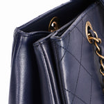 Chanel Bag Navy Calfskin AGHW