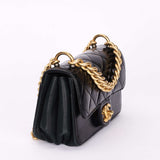Chanel Small Paris-Cosmopolite Straight Lined Flap Black Calfskin 2018 AGHW