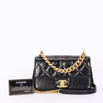 Chanel Bag Black Calfskin AGHW
