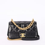 Chanel Bag Black Calfskin AGHW