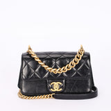 Chanel Bag Black Calfskin AGHW