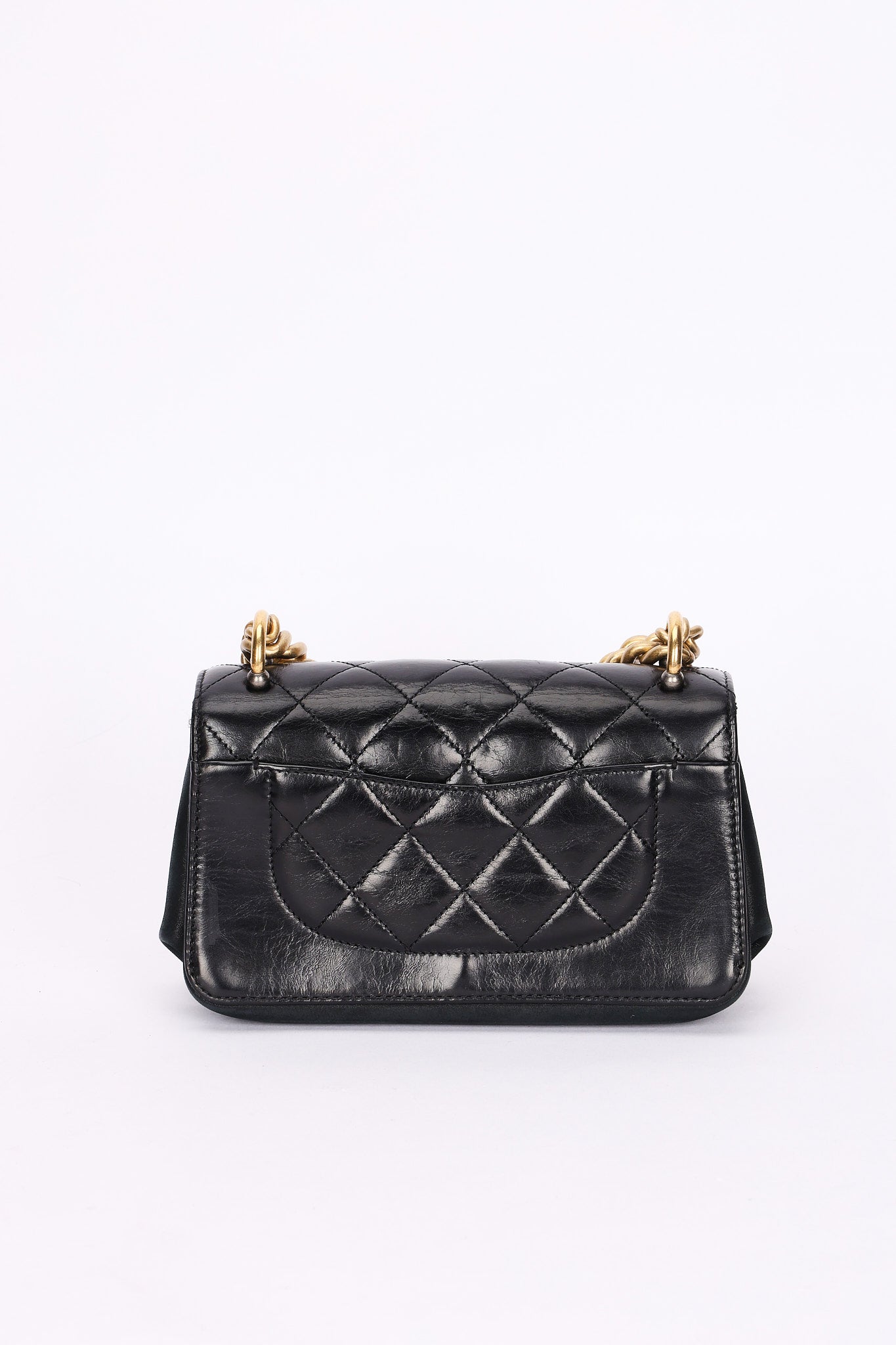 Chanel Bag Black Calfskin AGHW