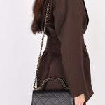 Chanel Bag Black Calfskin AGHW