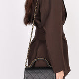 Chanel Bag Black Calfskin AGHW
