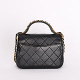 Chanel Bag Black Calfskin AGHW