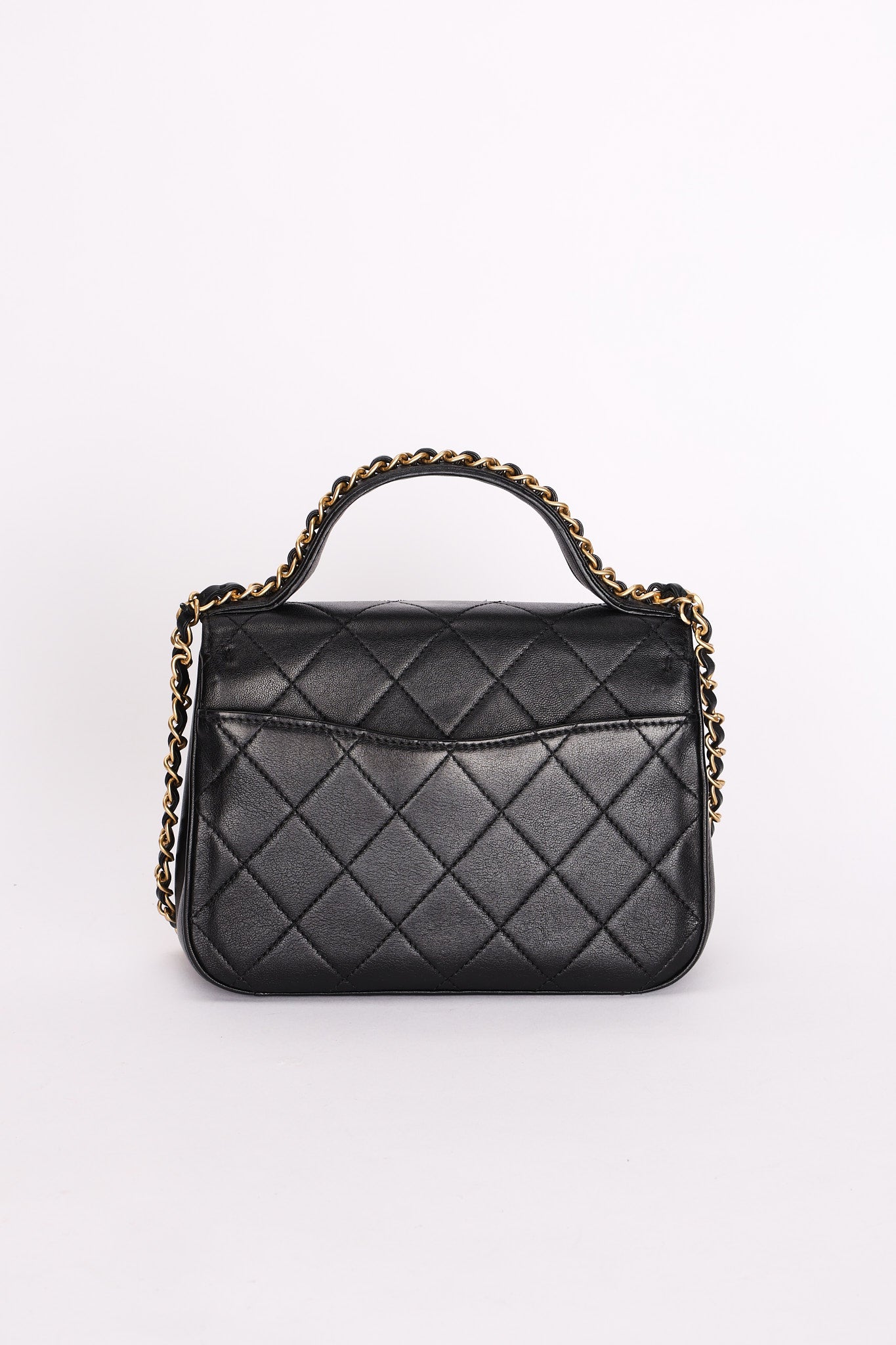 Chanel Bag Black Calfskin AGHW