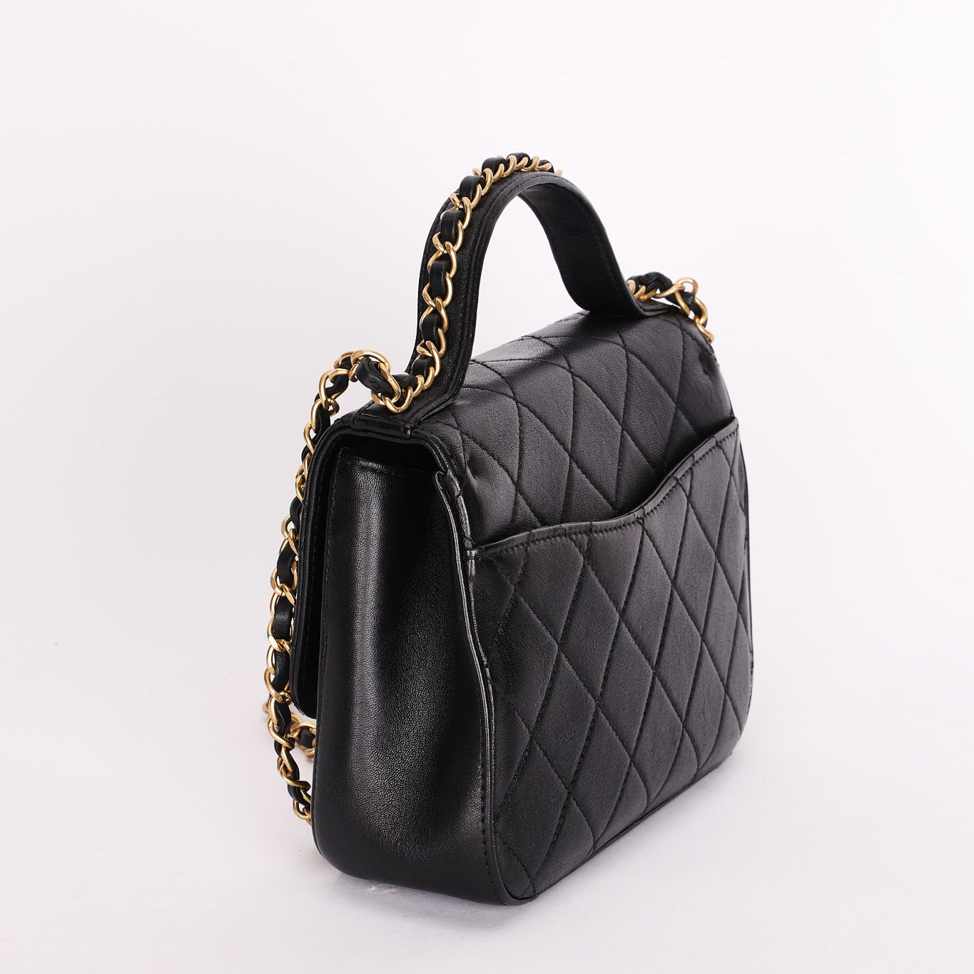 Chanel Bag Black Calfskin AGHW