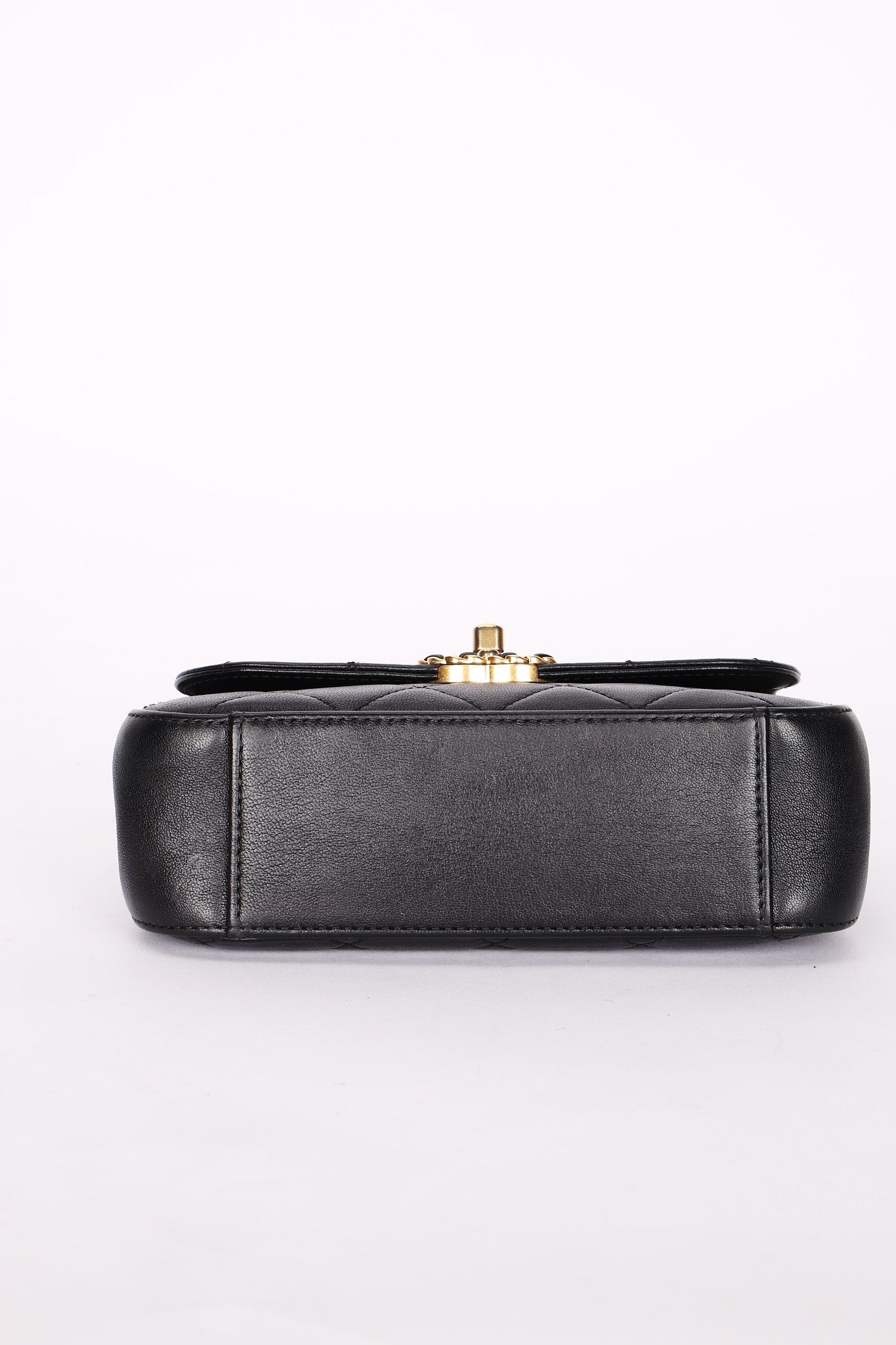 Chanel Bag Black Calfskin AGHW
