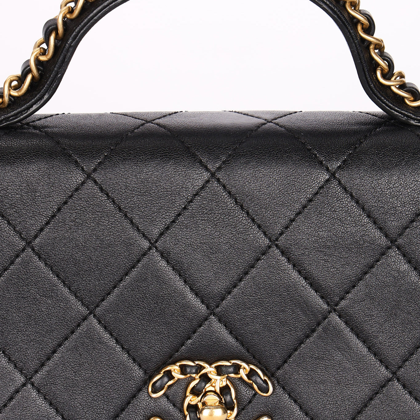 Chanel Bag Black Calfskin AGHW
