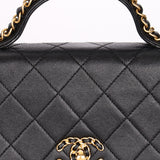 Chanel Bag Black Calfskin AGHW