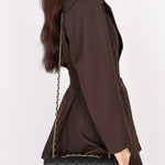 Chanel Medium Filigree Single Flap Black Caviar AGHW