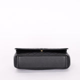 Chanel Medium Filigree Single Flap Black Caviar AGHW