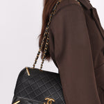 Chanel Bag Black Calfskin AGHW