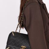 Chanel Bag Black Calfskin AGHW