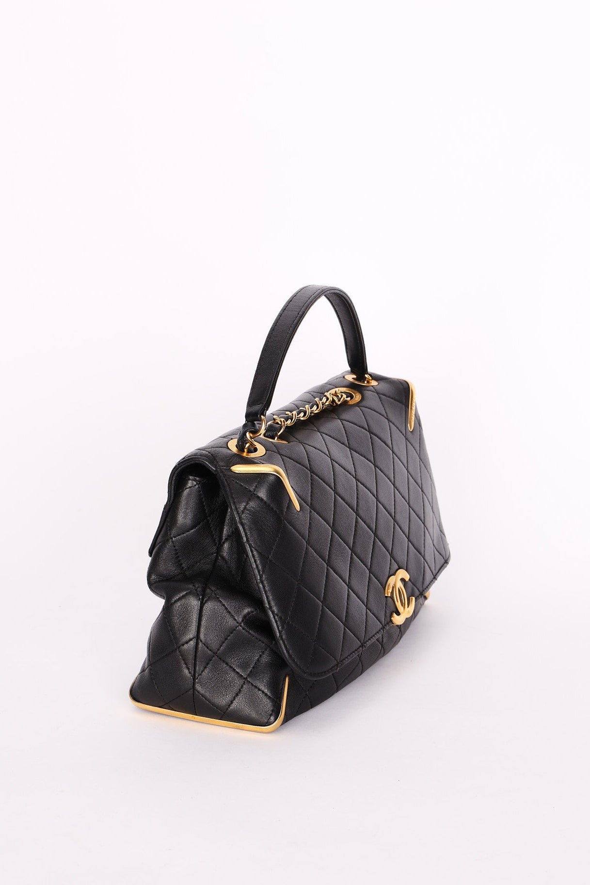 Chanel Bag Black Calfskin AGHW