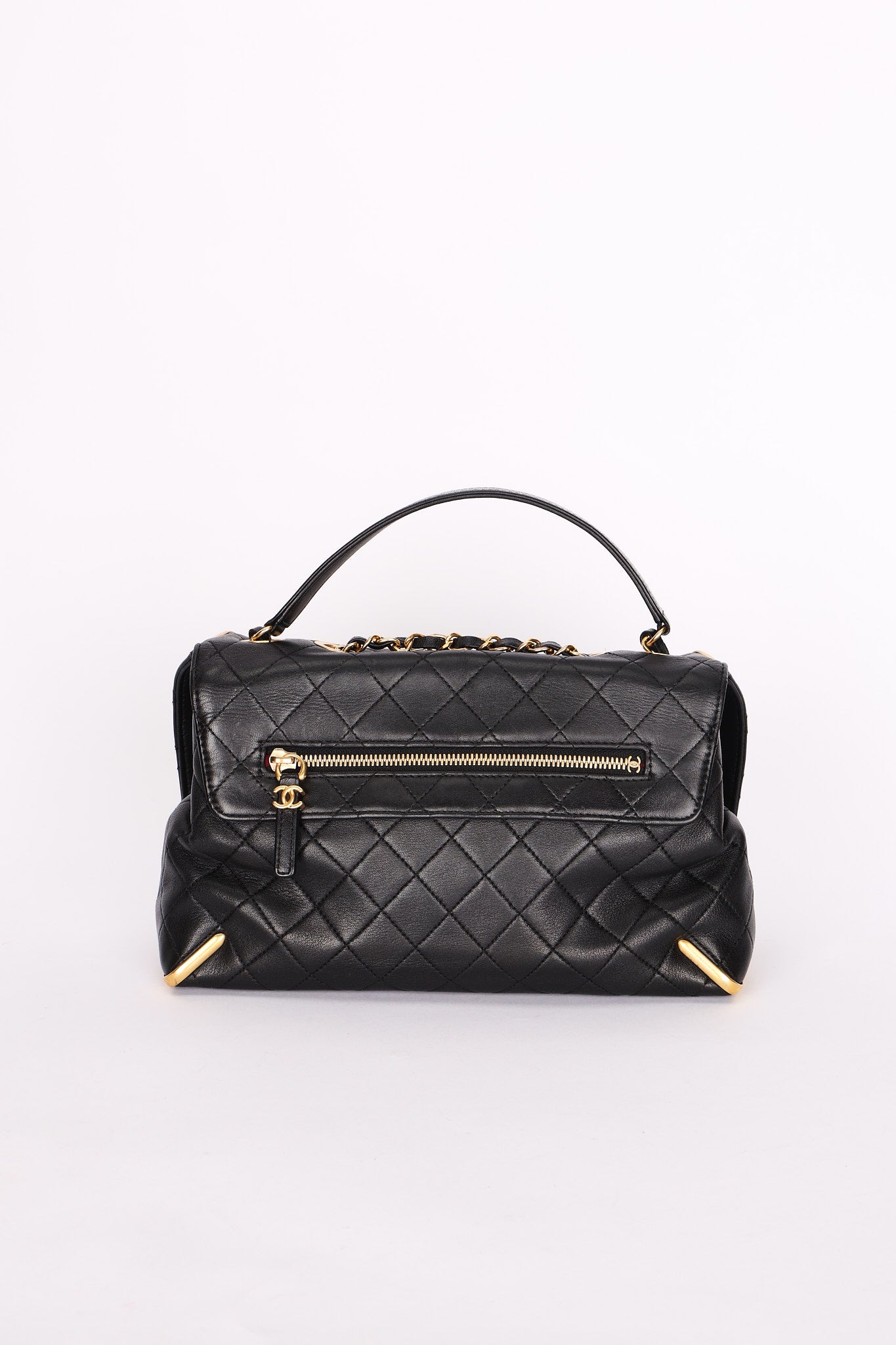Chanel Bag Black Calfskin AGHW