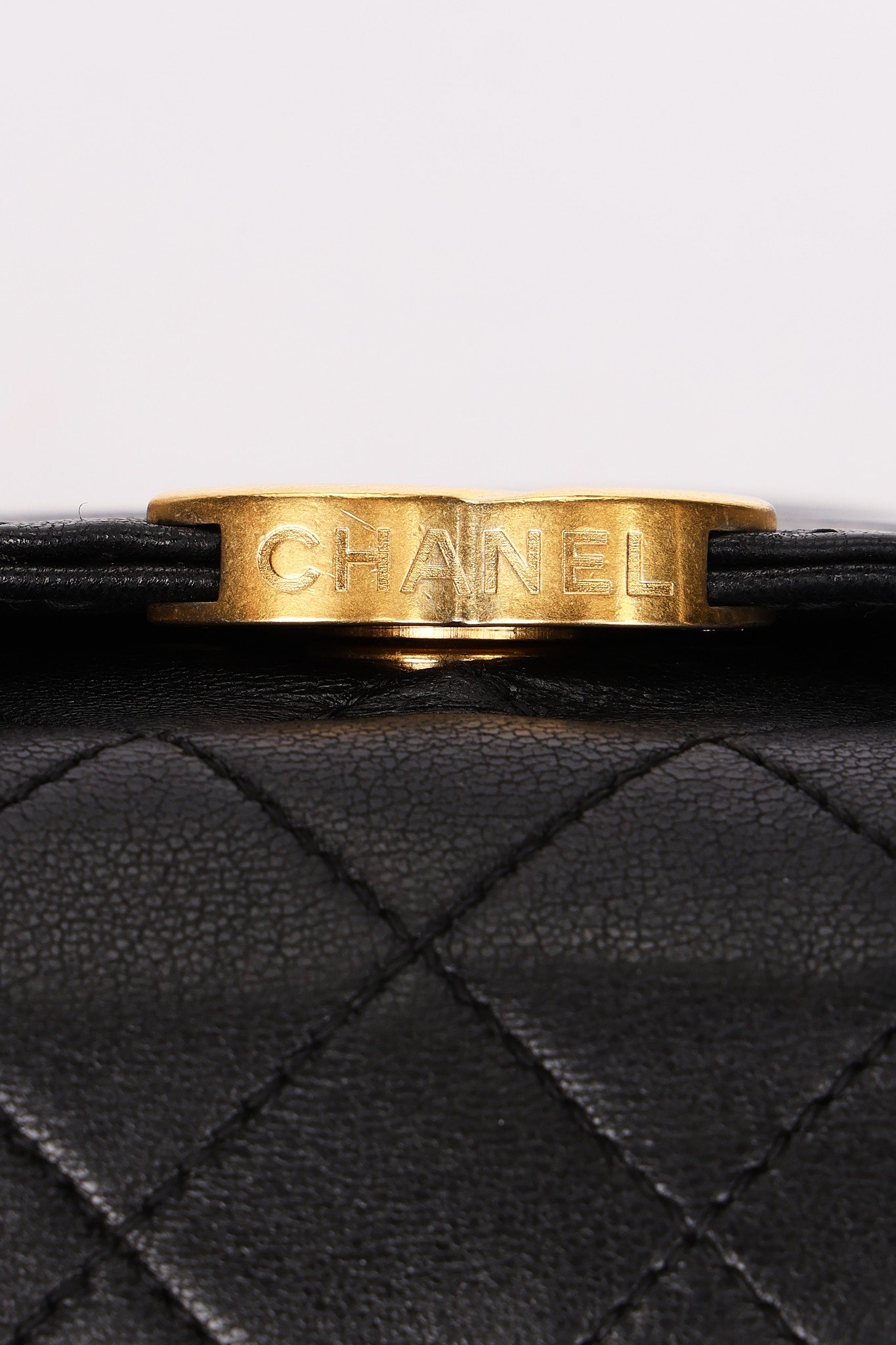 Chanel Bag Black Calfskin AGHW