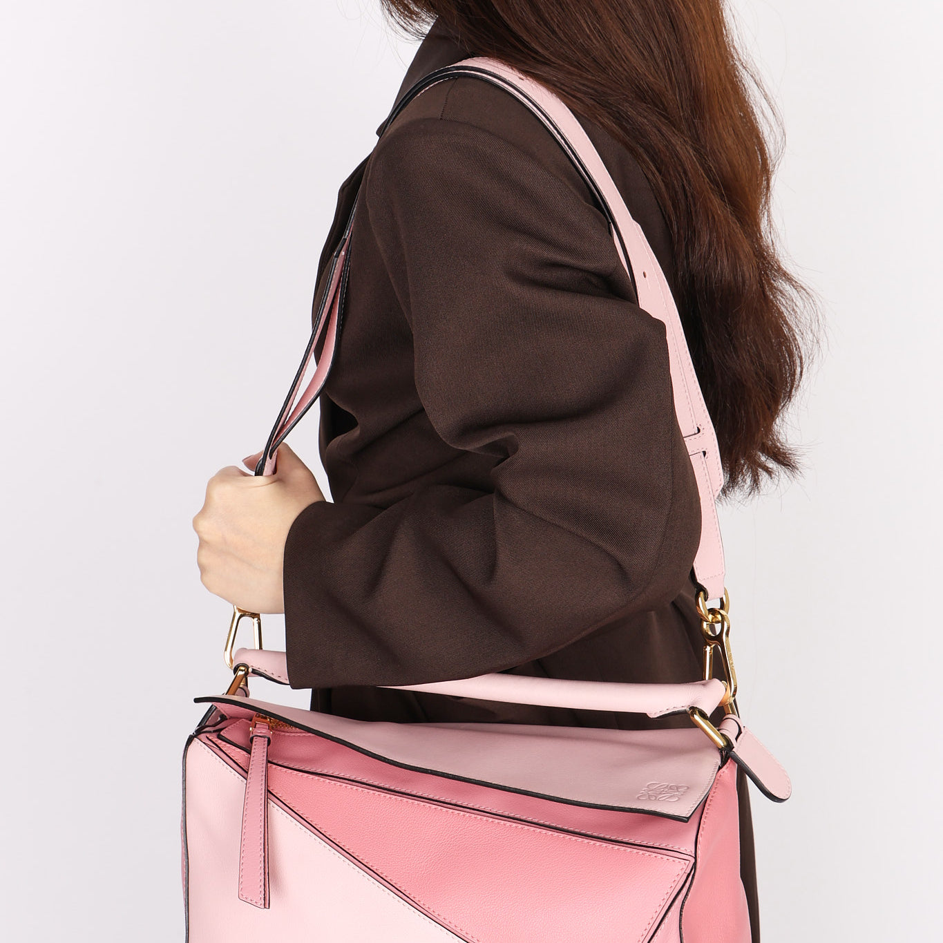 Loewe Medium Tricolor Puzzle Bag