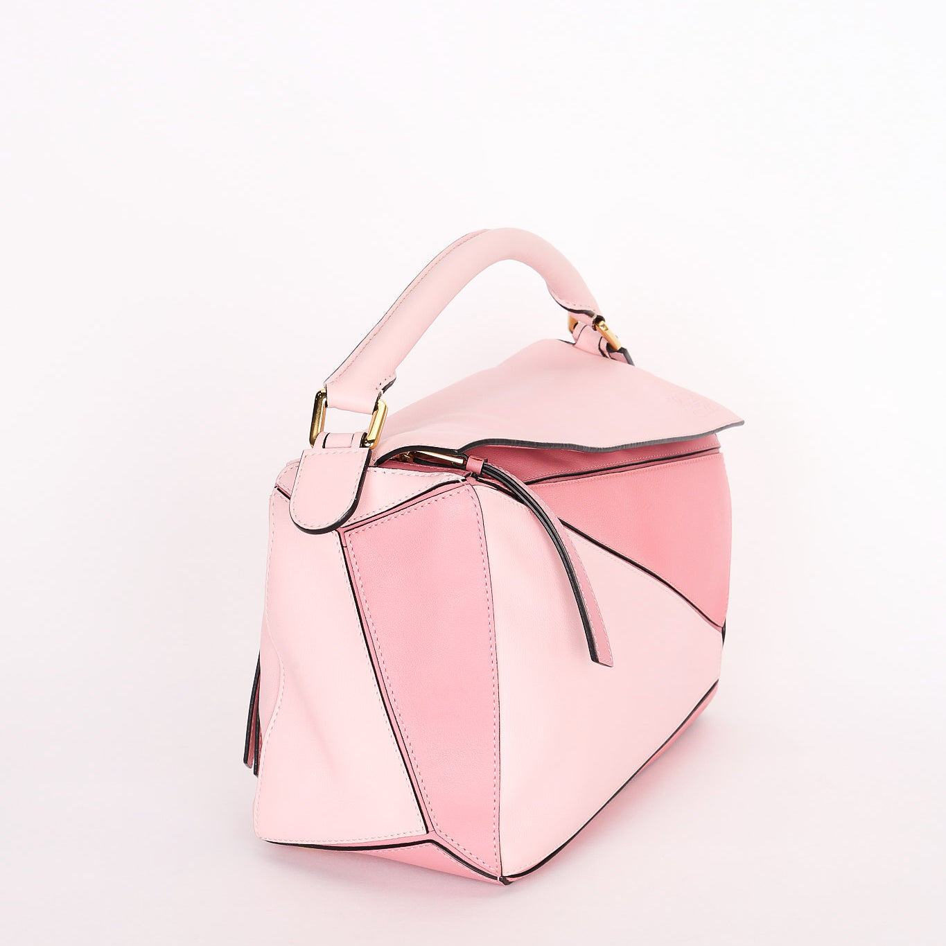 Loewe Medium Tricolor Puzzle Bag Pink