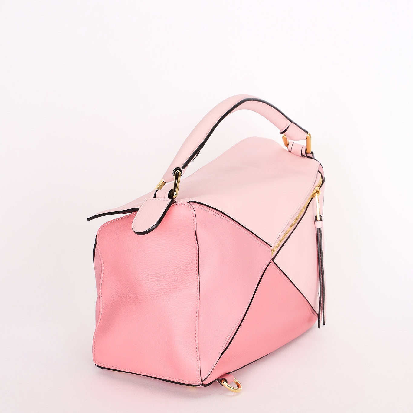 Loewe Medium Tricolor Puzzle Bag Pink