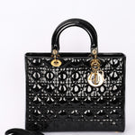 Dior Large Lady Black Patent
