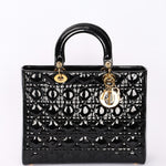 Dior Large Lady Black Patent