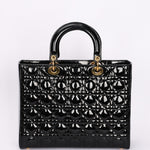 Dior Large Lady Black Patent