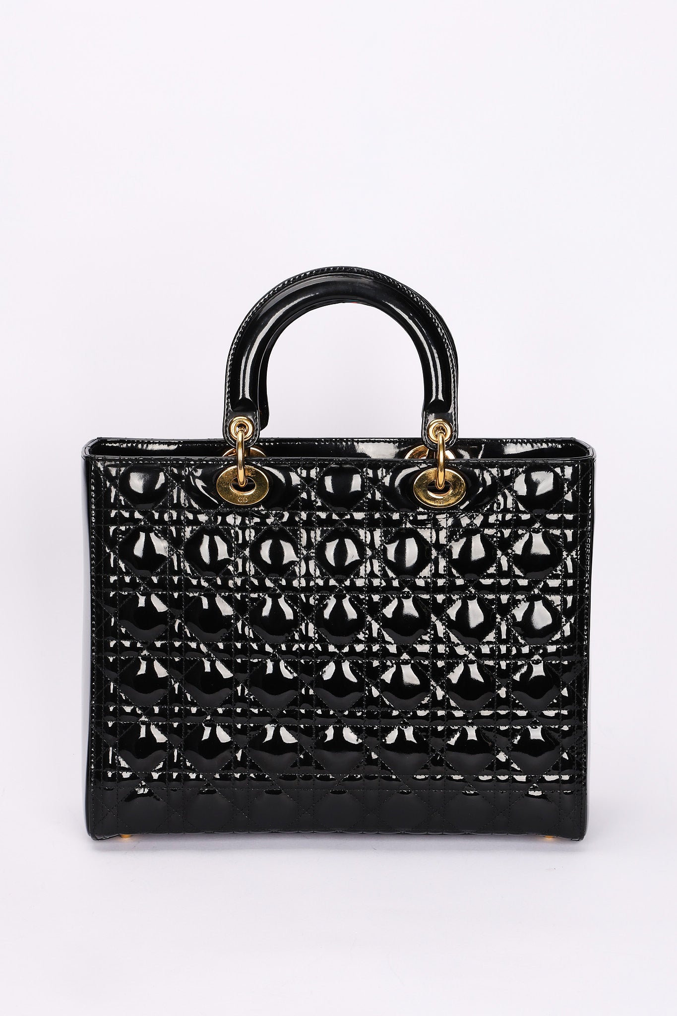 Dior Large Lady Black Patent