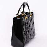 Dior Large Lady Black Patent