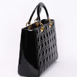 Dior Large Lady Black Patent