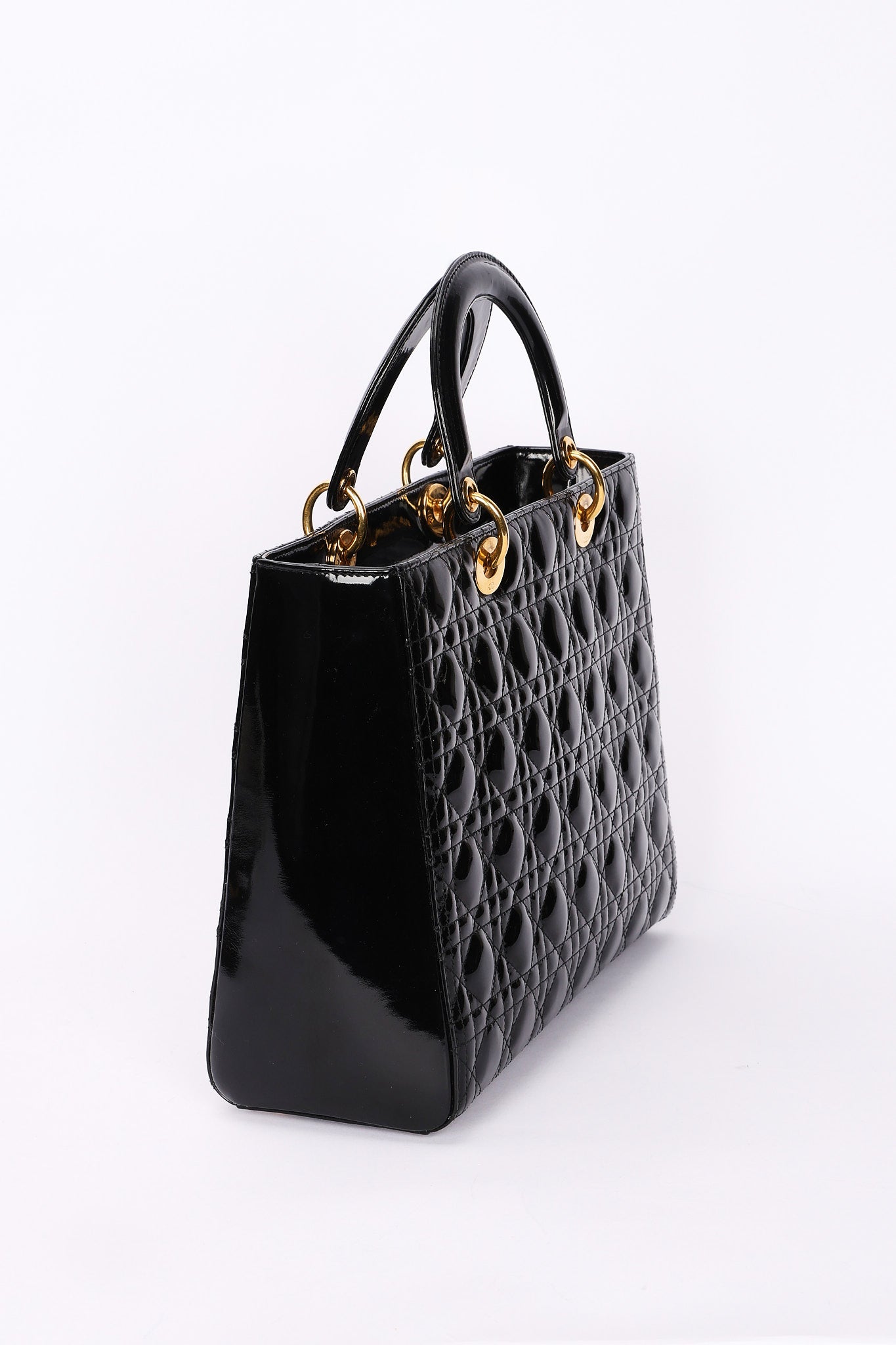 Dior Large Lady Black Patent