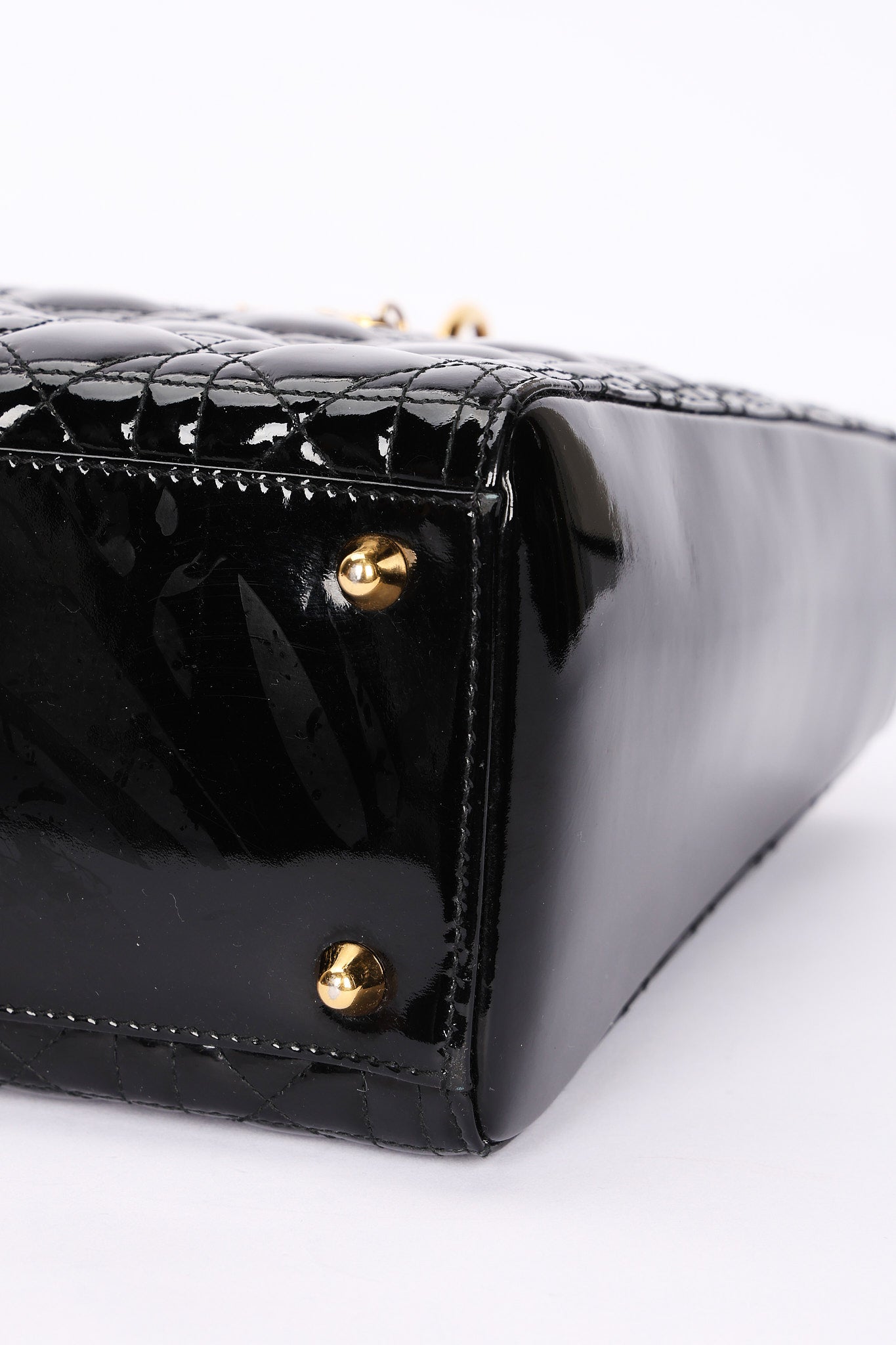 Dior Large Lady Black Patent