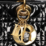 Dior Large Lady Black Patent