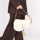 Dior Medium Saddle Bag with Guitar Strap