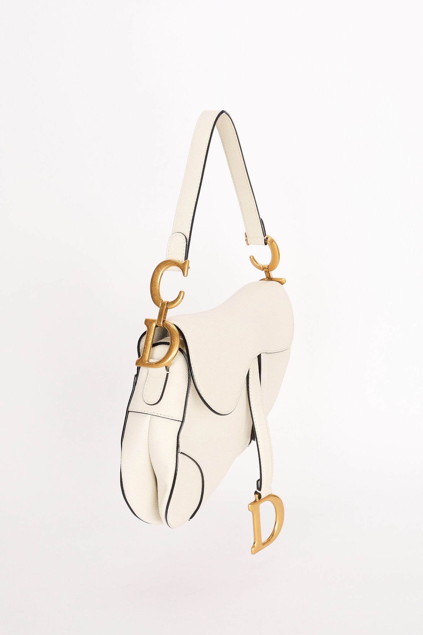Dior Medium Saddle Bag with Guitar Strap