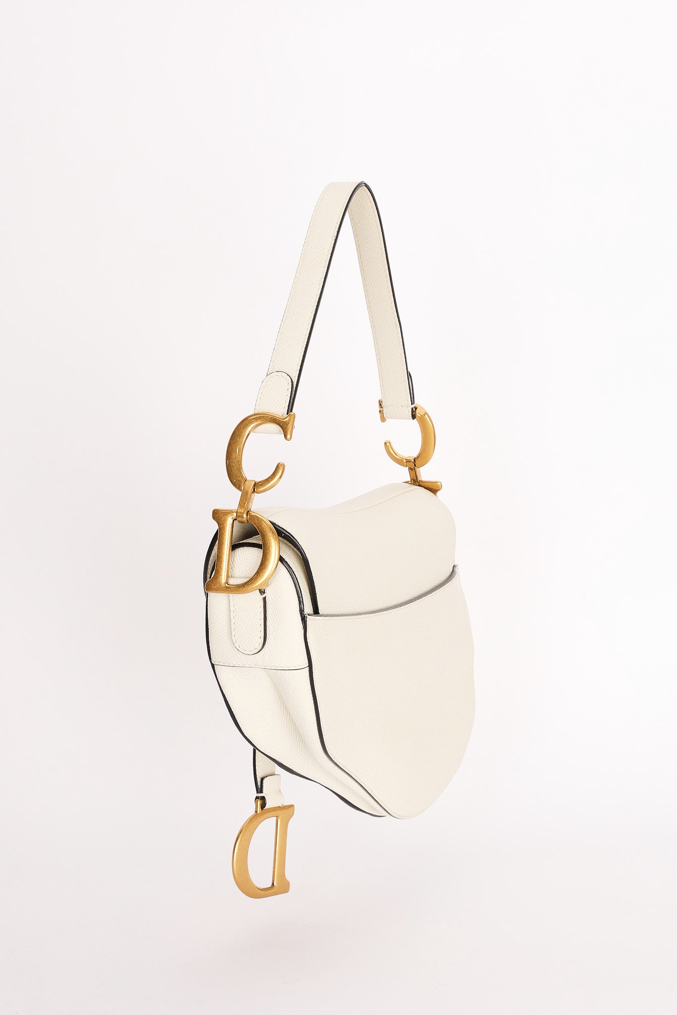 Dior Medium Saddle Bag with Guitar Strap