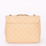 Chanel Medium Lovely Day Flap Beige Lambskin GHW