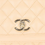 Chanel Medium Lovely Day Flap Beige Lambskin GHW